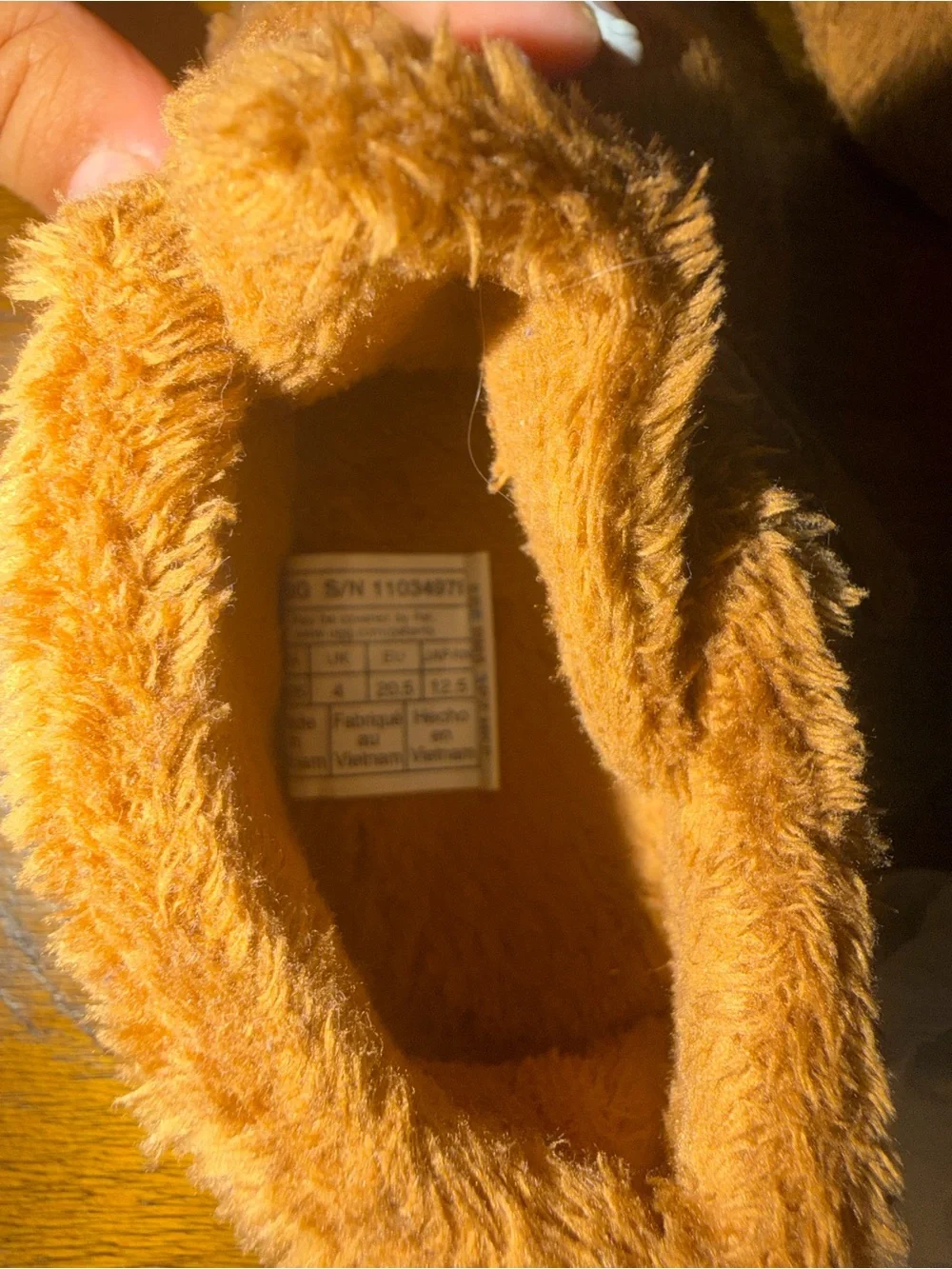 UGG bixbee Chestnut size 4/5 (12-18months)